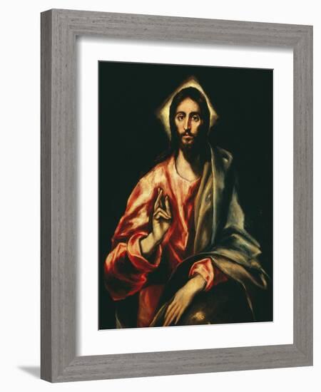 The Savior-El Greco-Framed Giclee Print