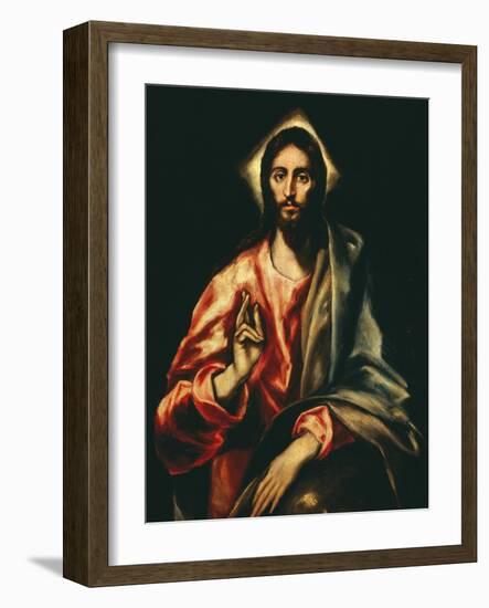 The Savior-El Greco-Framed Giclee Print