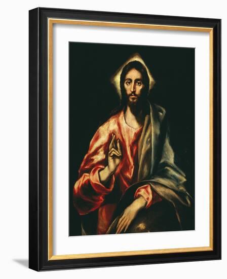 The Savior-El Greco-Framed Giclee Print