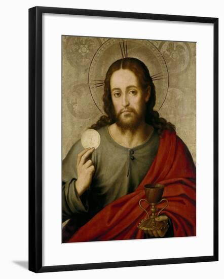 The Saviour, 1545-1550-Juan De juanes-Framed Giclee Print