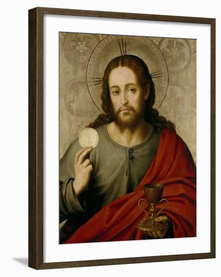 The Saviour, 1545-1550-Juan De juanes-Framed Giclee Print