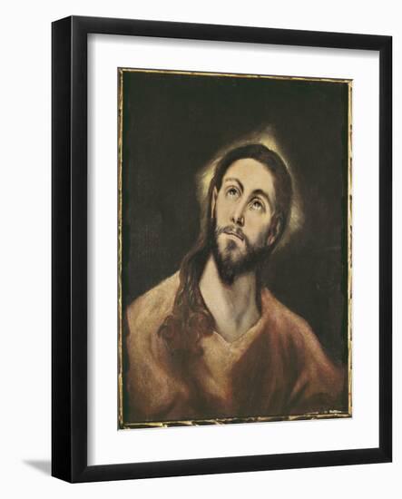 The Saviour-El Greco-Framed Art Print