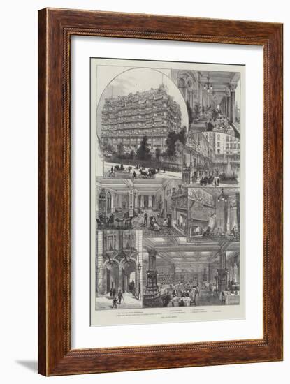 The Savoy Hotel-Frank Watkins-Framed Giclee Print