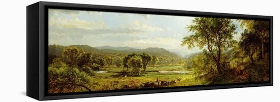 The Saw Mill River-Jasper Francis Cropsey-Framed Premier Image Canvas