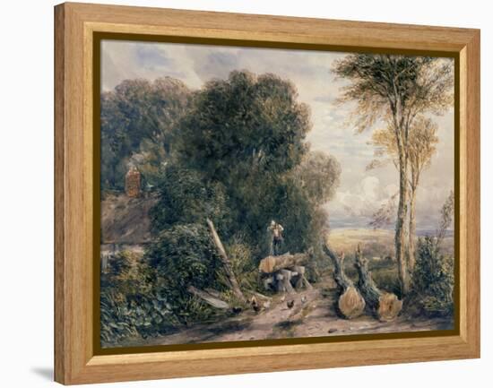 The Saw Pit-David Cox-Framed Premier Image Canvas