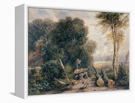 The Saw Pit-David Cox-Framed Premier Image Canvas