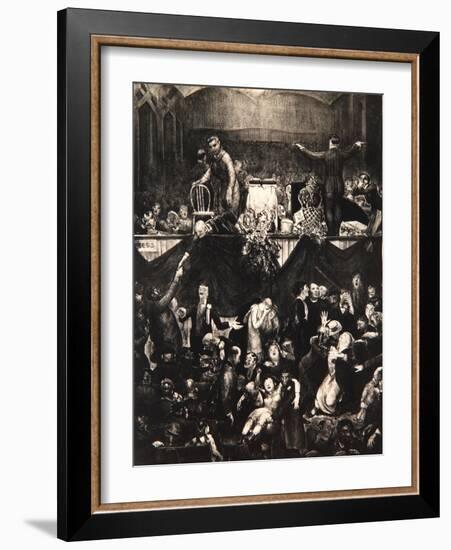 The Sawdust Trail, 1917-George Wesley Bellows-Framed Giclee Print