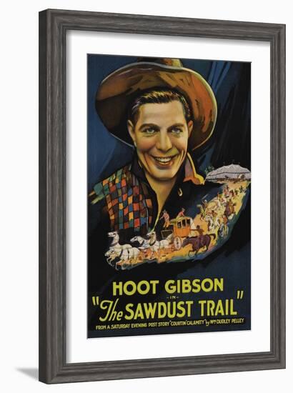 The Sawdust Trail-null-Framed Art Print