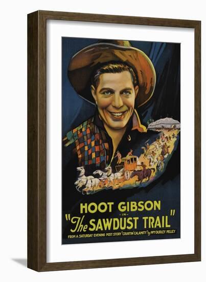 The Sawdust Trail-null-Framed Art Print