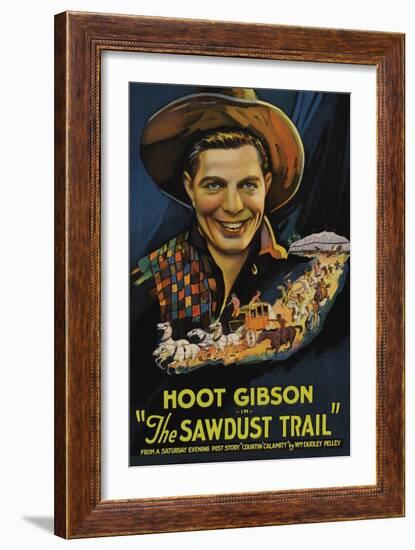 The Sawdust Trail-null-Framed Art Print