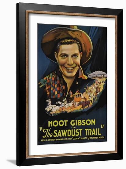 The Sawdust Trail-null-Framed Art Print