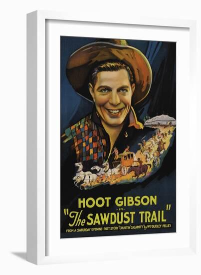 The Sawdust Trail-null-Framed Art Print