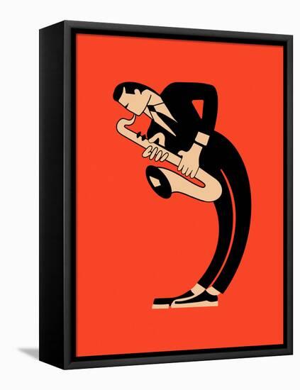The Saxophone-Mark Rogan-Framed Stretched Canvas
