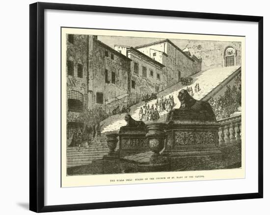 The Scala Coeli, Stairs of the Church of St Mary of the Capitol-null-Framed Giclee Print