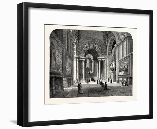 The Scala Regia of the Vatican. Rome Italy-null-Framed Giclee Print