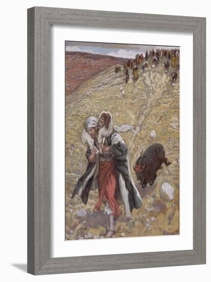 The Scapegoat, Illustration for 'The Life of Christ', C.1886-94-James Tissot-Framed Giclee Print