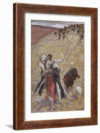 The Scapegoat, Illustration for 'The Life of Christ', C.1886-94-James Tissot-Framed Giclee Print