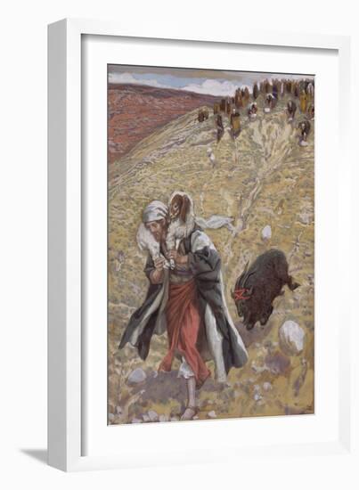 The Scapegoat, Illustration for 'The Life of Christ', C.1886-94-James Tissot-Framed Giclee Print