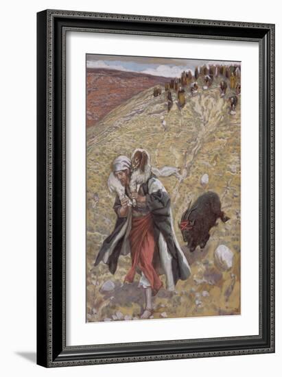 The Scapegoat, Illustration for 'The Life of Christ', C.1886-94-James Tissot-Framed Giclee Print