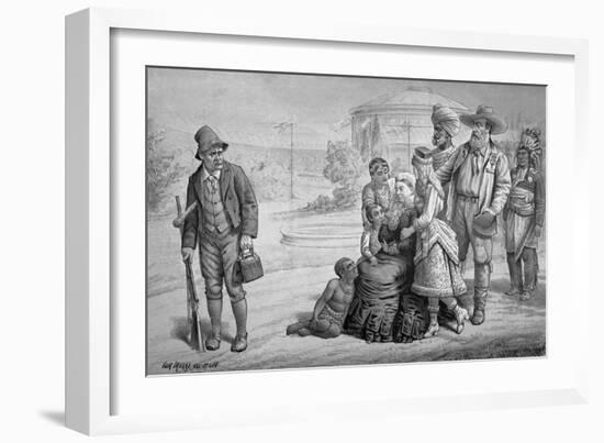 The Scapegrace of the Family, 'St. Stephen's Review Presentation Cartoon', May 15th 1886-Tom Merry-Framed Giclee Print