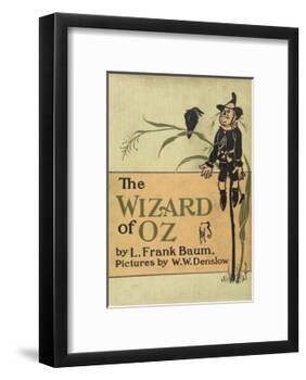 The Scarecrow, a Character in the Story, 'the Wizard Of Oz'-William Denslow-Framed Giclee Print