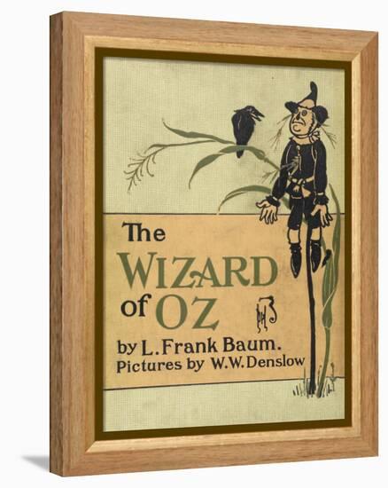 The Scarecrow, a Character in the Story, 'the Wizard Of Oz'-William Denslow-Framed Premier Image Canvas