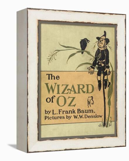 The Scarecrow, a Character in the Story, 'the Wizard Of Oz'-William Denslow-Framed Premier Image Canvas