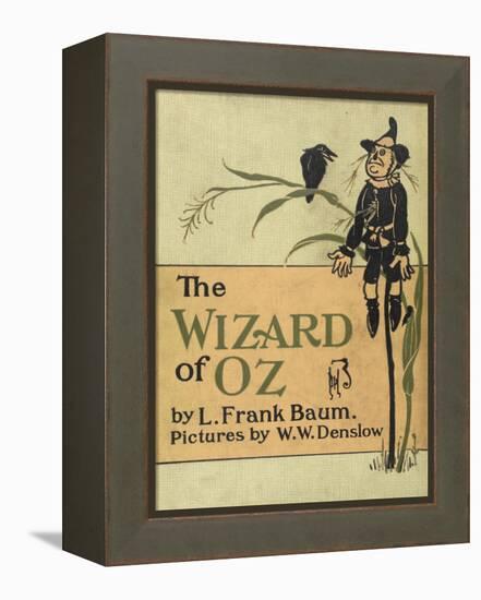 The Scarecrow, a Character in the Story, 'the Wizard Of Oz'-William Denslow-Framed Premier Image Canvas