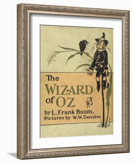 The Scarecrow, a Character in the Story, 'the Wizard Of Oz'-William Denslow-Framed Giclee Print