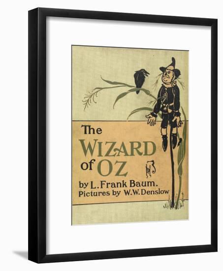 The Scarecrow, a Character in the Story, 'the Wizard Of Oz'-William Denslow-Framed Giclee Print