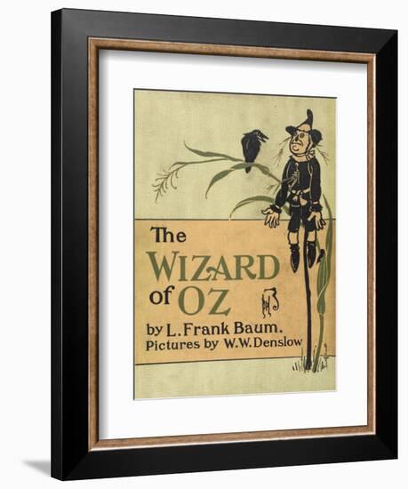 The Scarecrow, a Character in the Story, 'the Wizard Of Oz'-William Denslow-Framed Premium Giclee Print