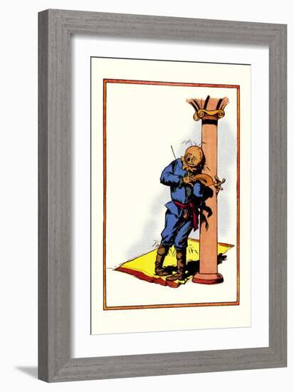 The Scarecrow-John R. Neill-Framed Art Print