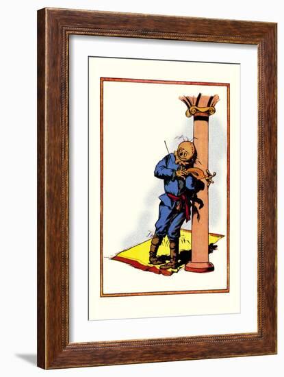 The Scarecrow-John R. Neill-Framed Art Print