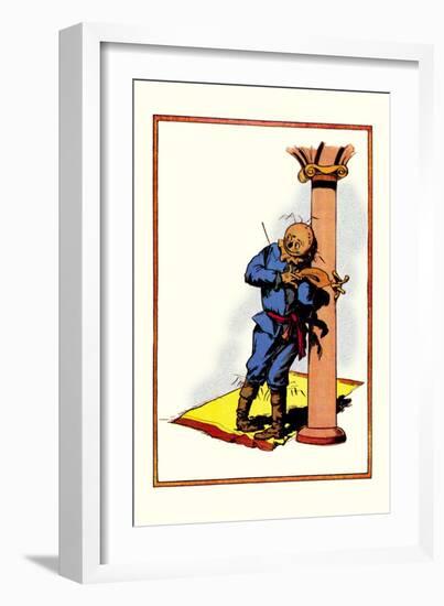 The Scarecrow-John R. Neill-Framed Art Print