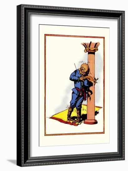 The Scarecrow-John R. Neill-Framed Art Print