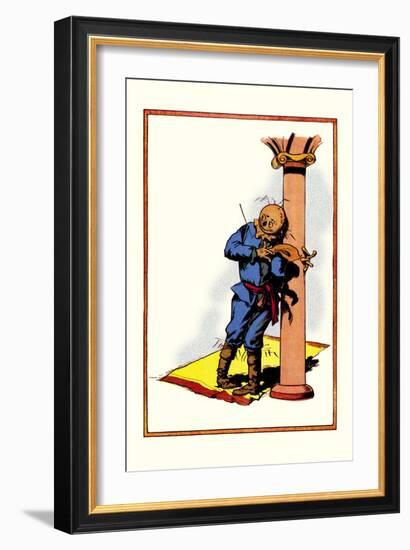 The Scarecrow-John R. Neill-Framed Art Print