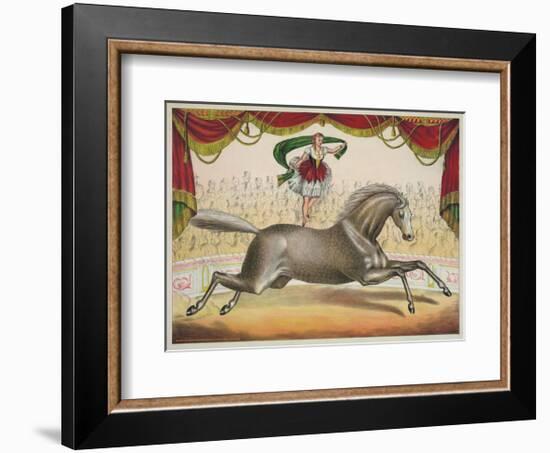 The Scarf Act-Vintage Reproduction-Framed Art Print