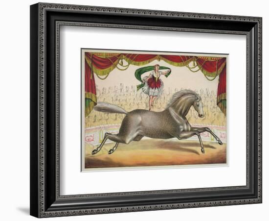 The Scarf Act-Vintage Reproduction-Framed Art Print