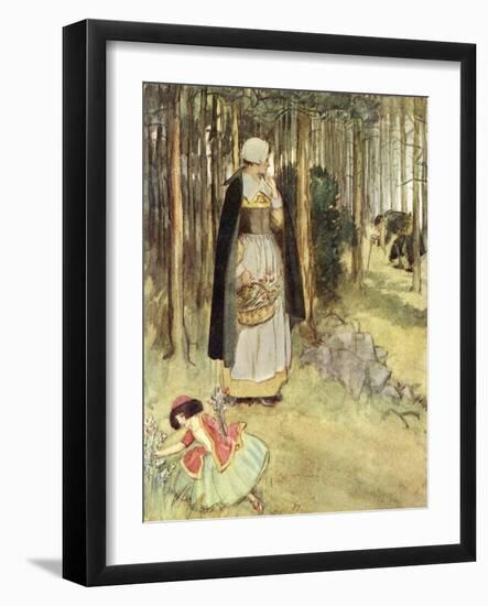 The Scarlet Letter, a Romance by Nathaniel Hawthorme-Hugh Thomson-Framed Giclee Print