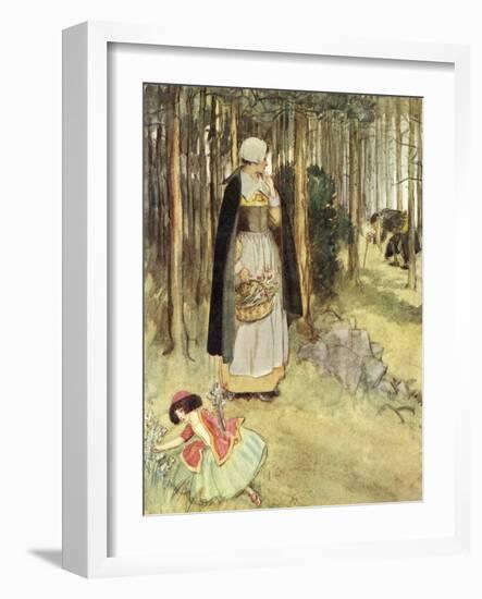 The Scarlet Letter, a Romance by Nathaniel Hawthorme-Hugh Thomson-Framed Giclee Print