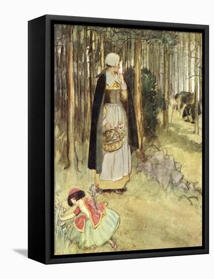 The Scarlet Letter, a Romance by Nathaniel Hawthorme-Hugh Thomson-Framed Premier Image Canvas