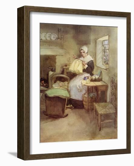 The Scarlet Letter, a Romance by Nathaniel Hawthorme-Hugh Thomson-Framed Giclee Print