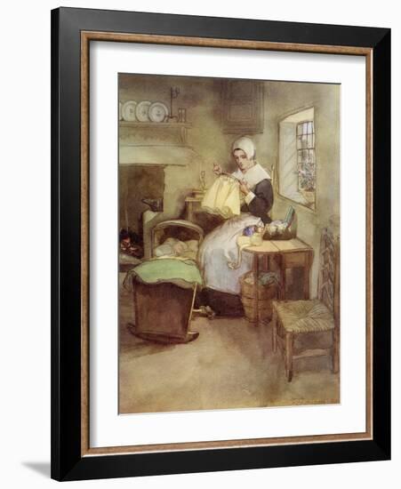 The Scarlet Letter, a Romance by Nathaniel Hawthorme-Hugh Thomson-Framed Giclee Print