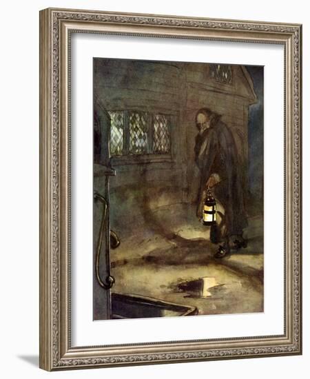 The Scarlet Letter, a Romance by Nathaniel Hawthorme-Hugh Thomson-Framed Giclee Print