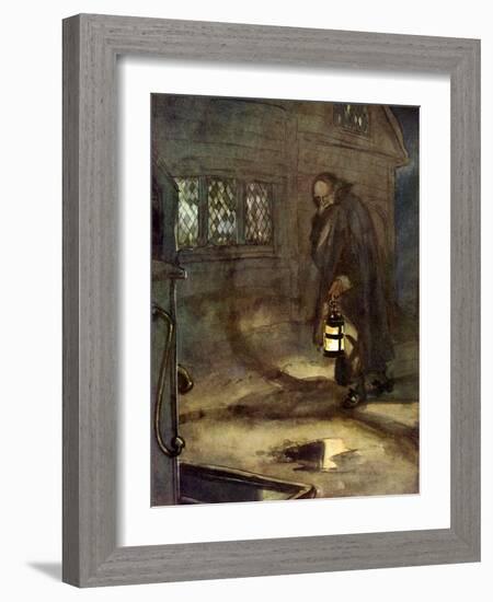 The Scarlet Letter, a Romance by Nathaniel Hawthorme-Hugh Thomson-Framed Giclee Print