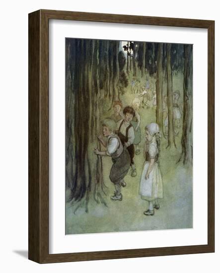 The Scarlet Letter, a Romance by Nathaniel Hawthorme-Hugh Thomson-Framed Giclee Print