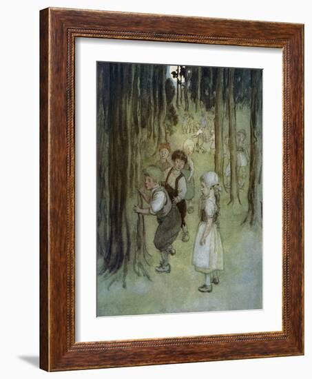 The Scarlet Letter, a Romance by Nathaniel Hawthorme-Hugh Thomson-Framed Giclee Print