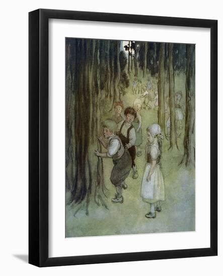 The Scarlet Letter, a Romance by Nathaniel Hawthorme-Hugh Thomson-Framed Giclee Print