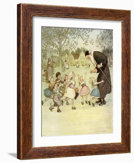 The Scarlet Letter, a Romance by Nathaniel Hawthorme-Hugh Thomson-Framed Giclee Print