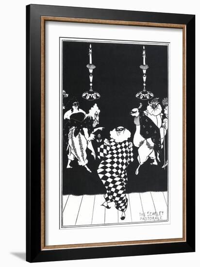 The Scarlet Pastorale-Aubrey Beardsley-Framed Art Print